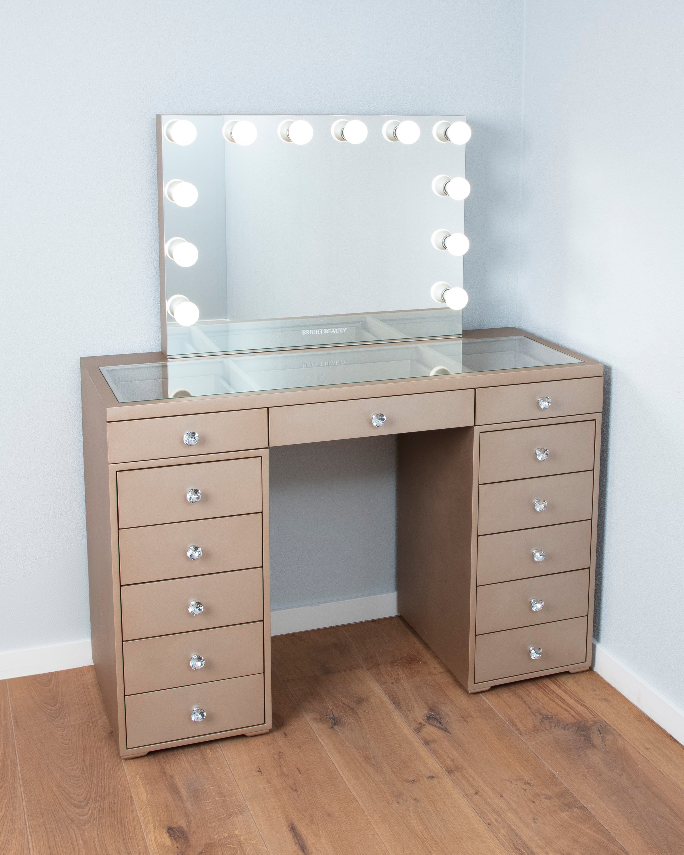 Mirrored Makeup Tables