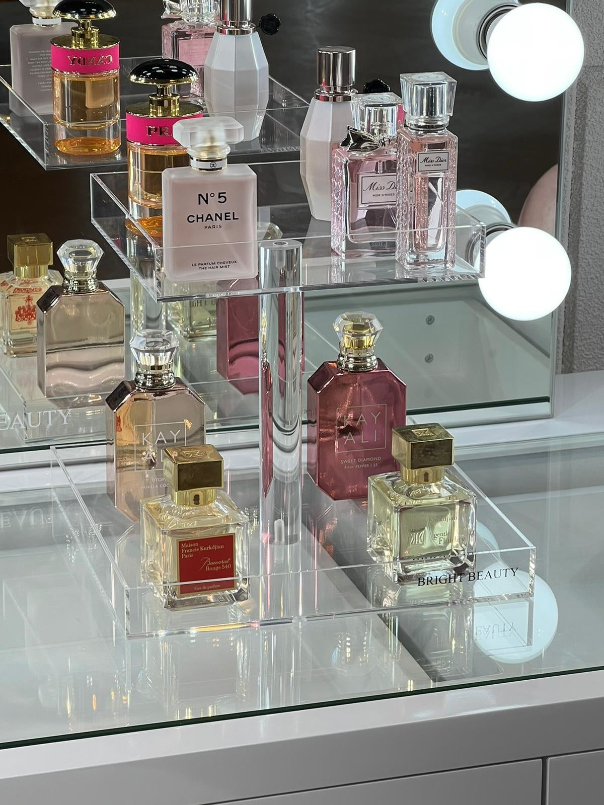 The perfume organizer